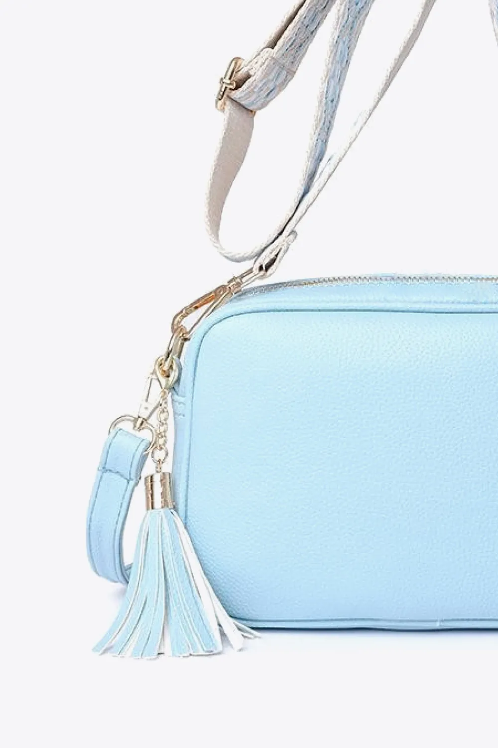 PU Leather Tassel Crossbody Bag, image 14