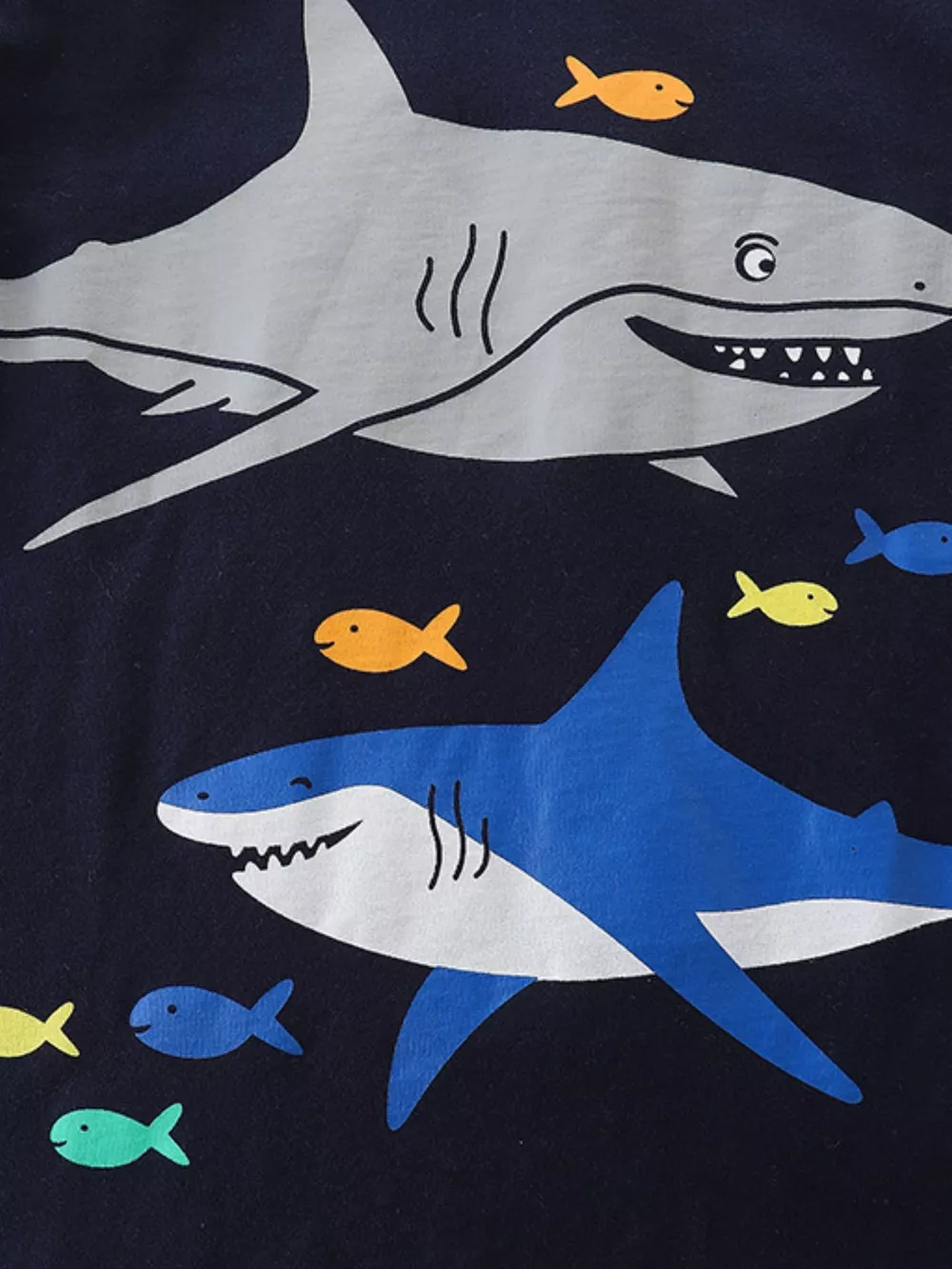Children's Shark Print Short Sleeve T-Shirt, image 2