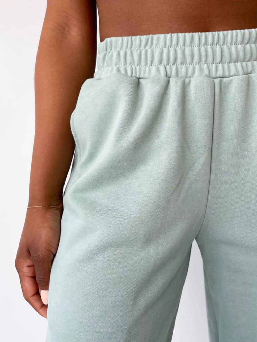 Elastic Waist Wide Leg Pants, image 15