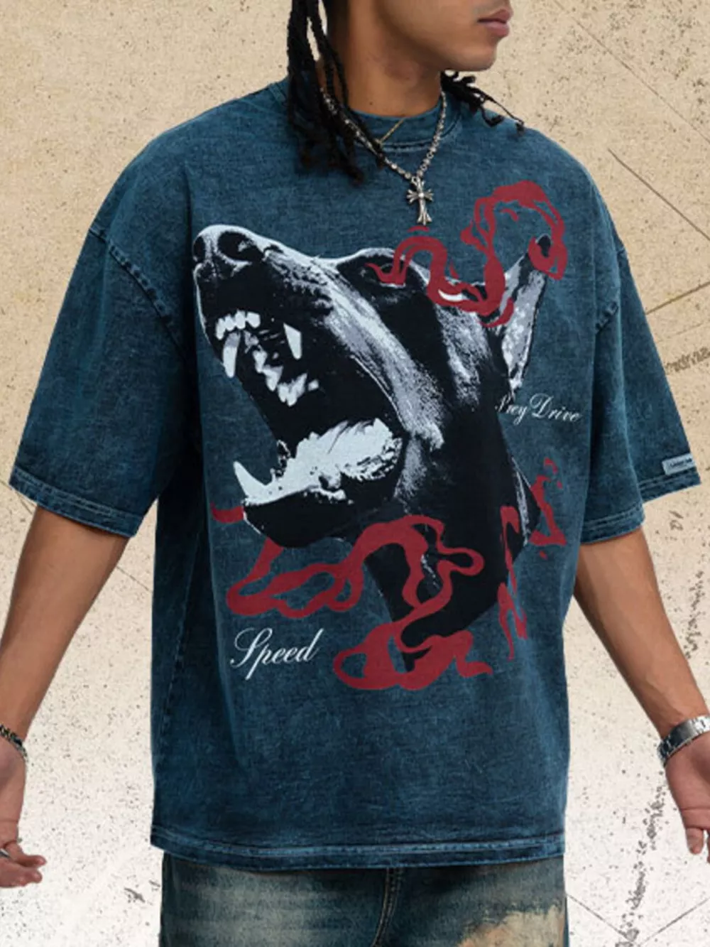 Men's Vintage Wash Graphic T-Shirt, image 5