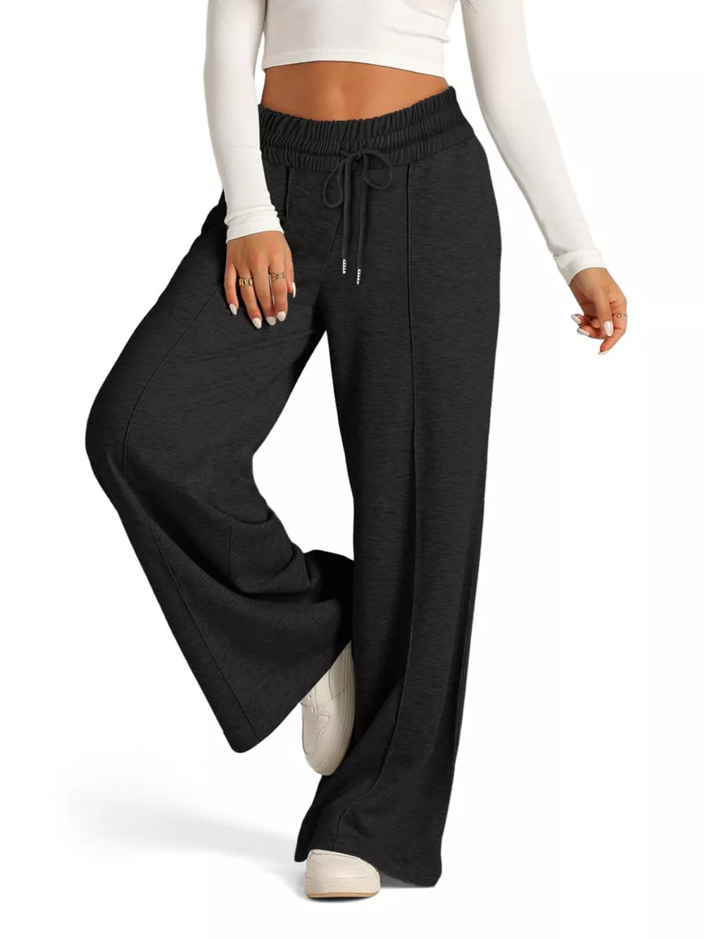 Wide Leg Drawstring Pants, image 14