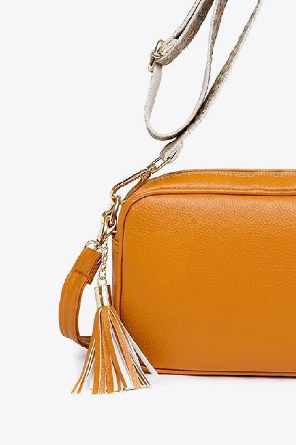 PU Leather Tassel Crossbody Bag, image 15