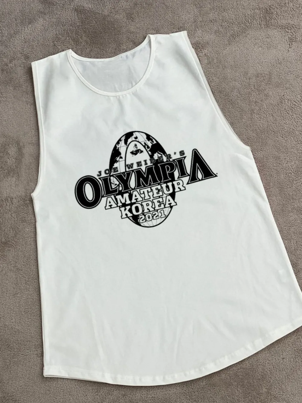 Men's Plus Size Graphic Round Neck Active Tank, image 7