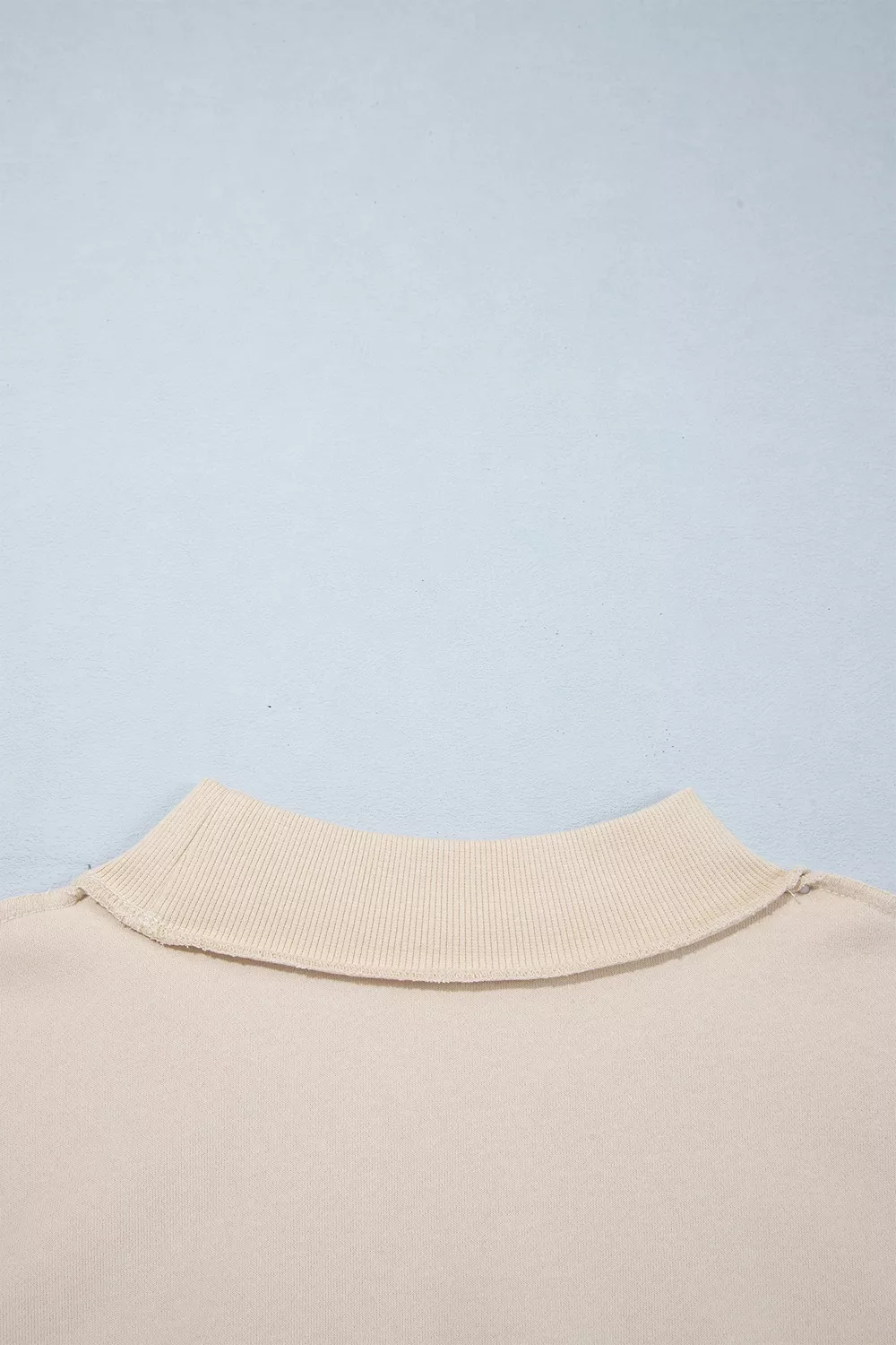 CHRIST IS KING Embroidery High Neck Baggy Sweatshirt, image 6