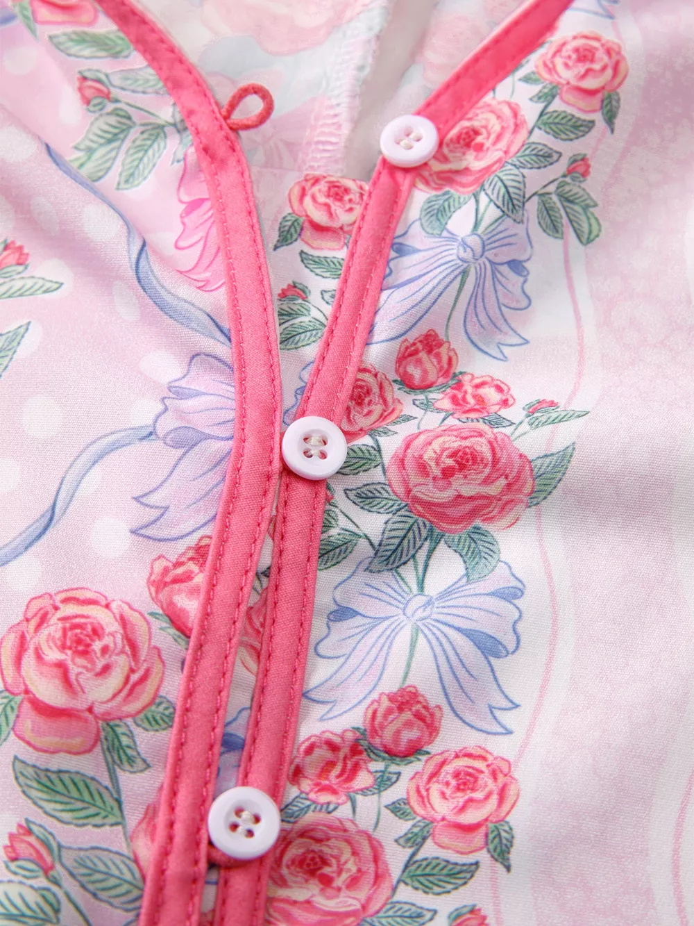Floral Collared Ruffled Half Sleeve Shirt, image 8