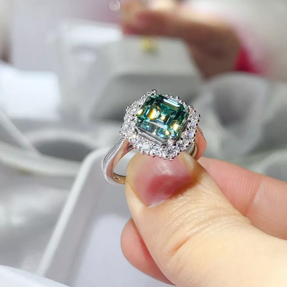 3 Carat Moissanite 925 Sterling Silver Ring, image 5