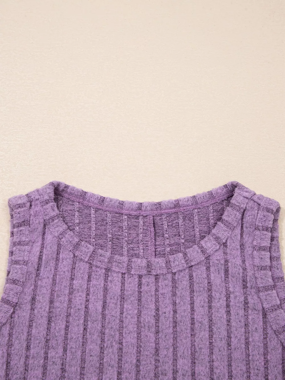 Slim Ribbed Mineral Wash Tank Top, image 5