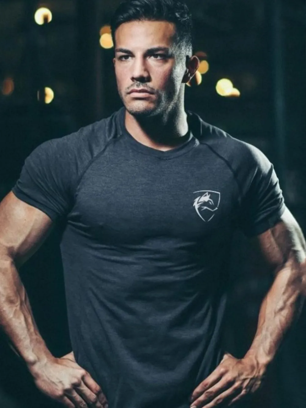 Men's Plus Size Round Neck Short Sleeve T-Shirt, image 2