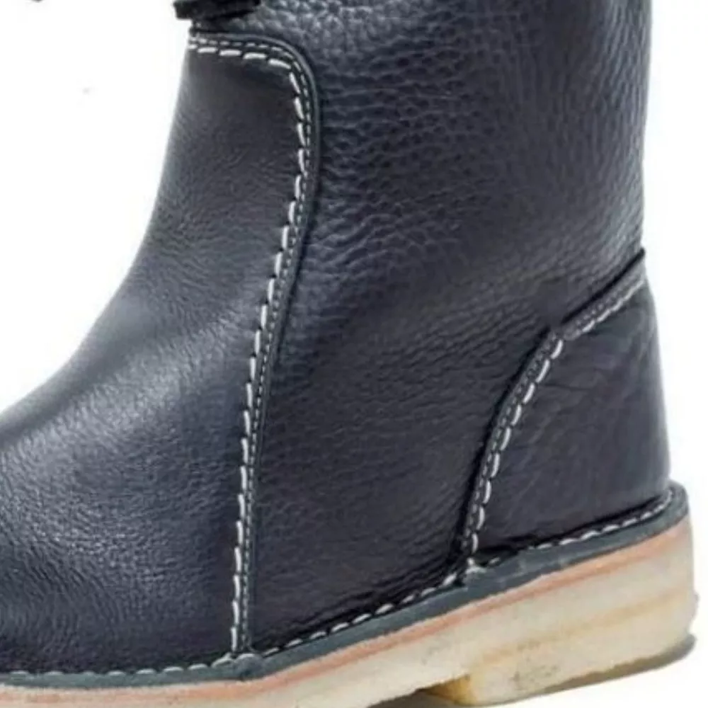 Round Toe Flats Boots, image 3