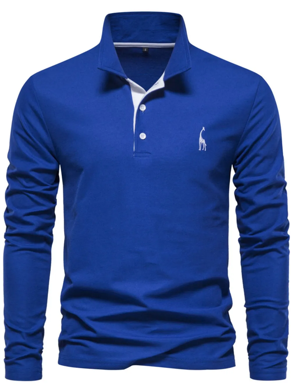 Men's Slim Fit Long Sleeve Polo, image 7