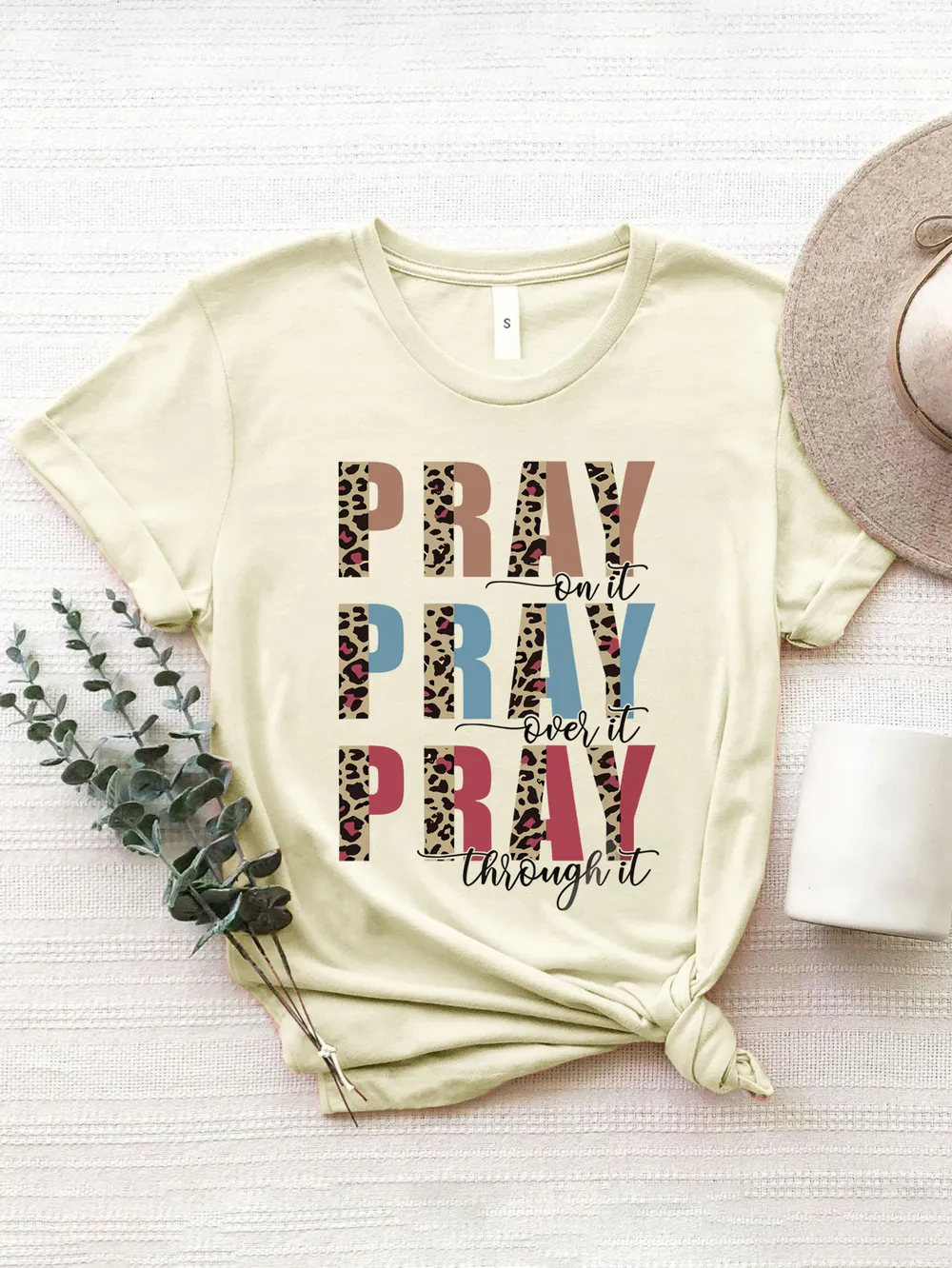 Letter Graphic Round Neck Short Sleeve T-Shirt, image 15