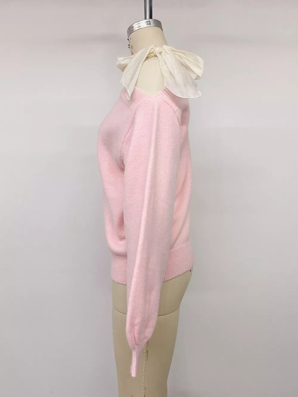 One Shoulder Bow Detail Sweater, image 11