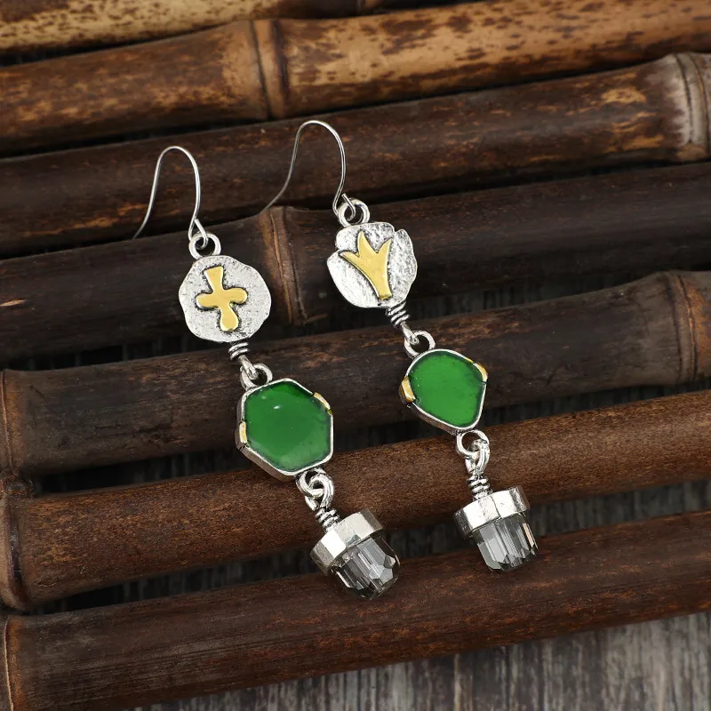 Alloy Asymmetric Earrings, image 3