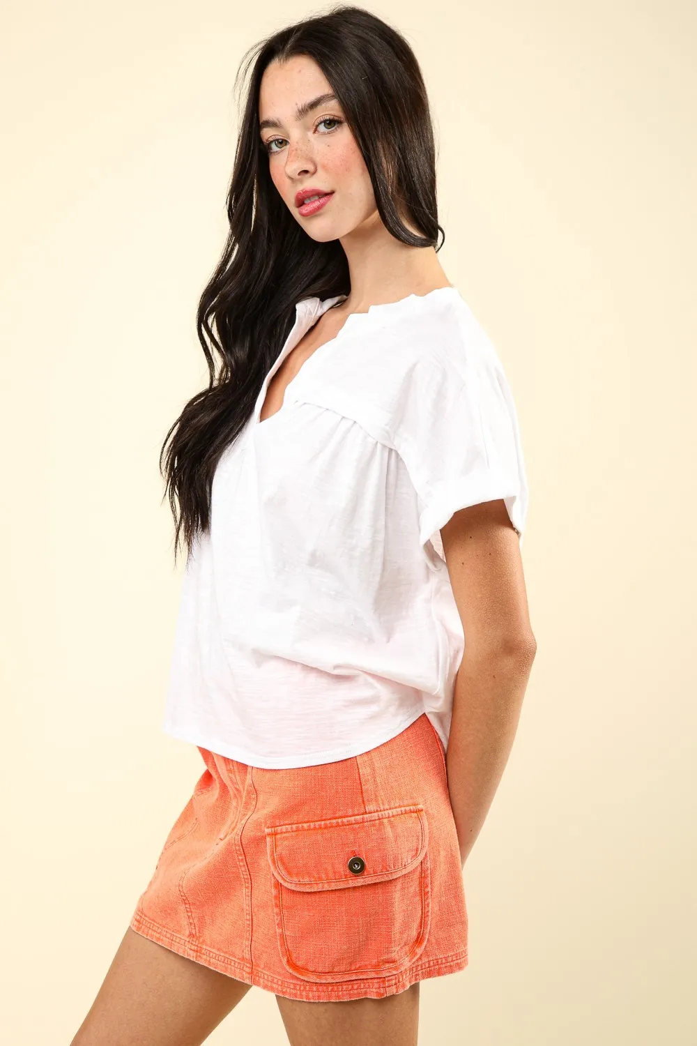 Nochted Short Sleeve Washed T-Shirt, image 2