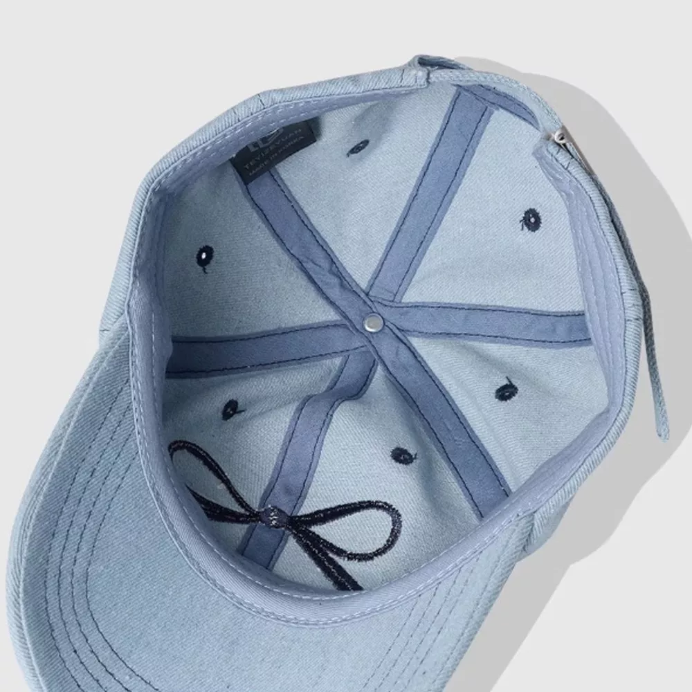 Embroidered Bow Baseball Cap, image 7
