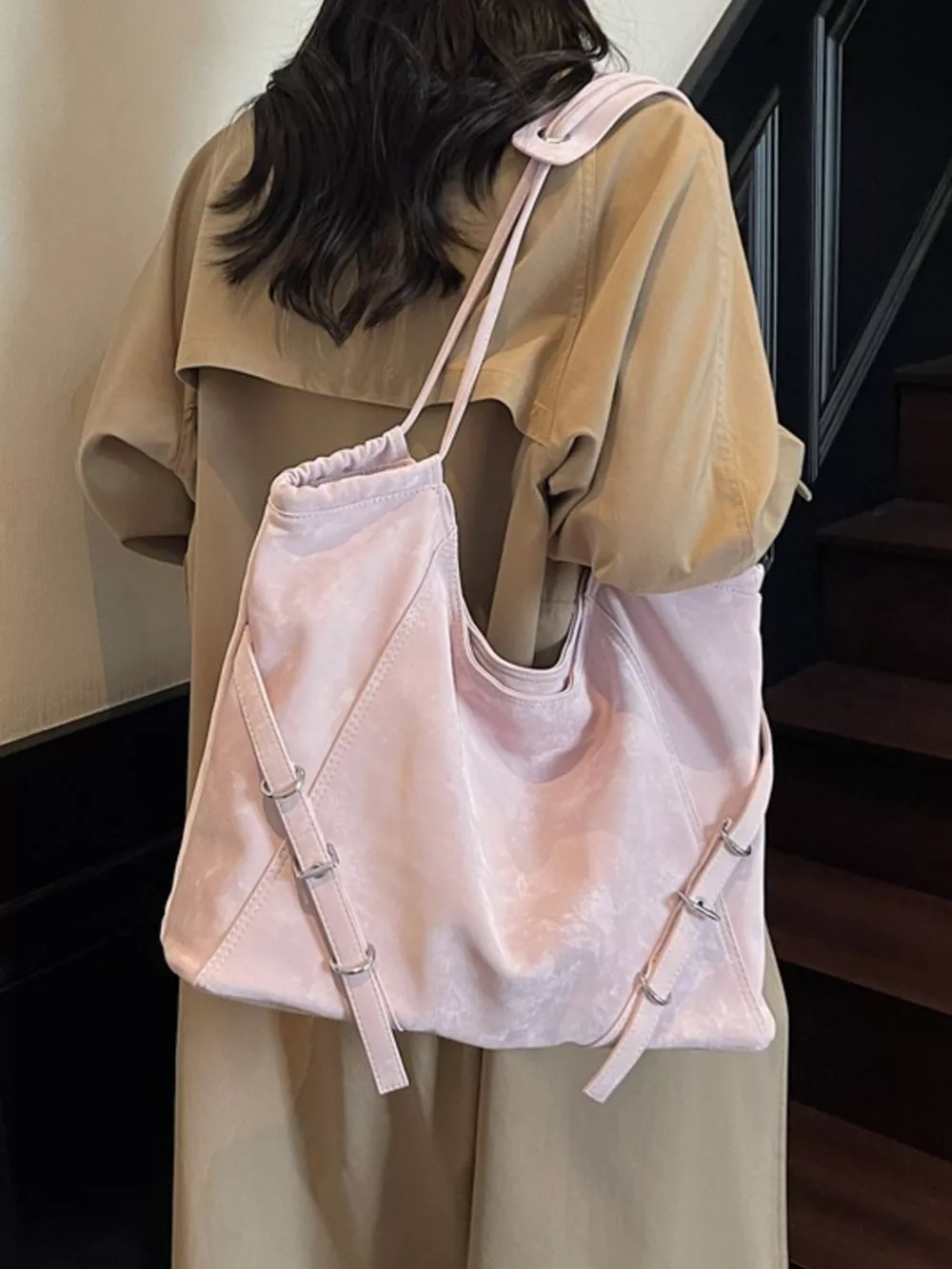 Faux Leather Tote Bag, image 2