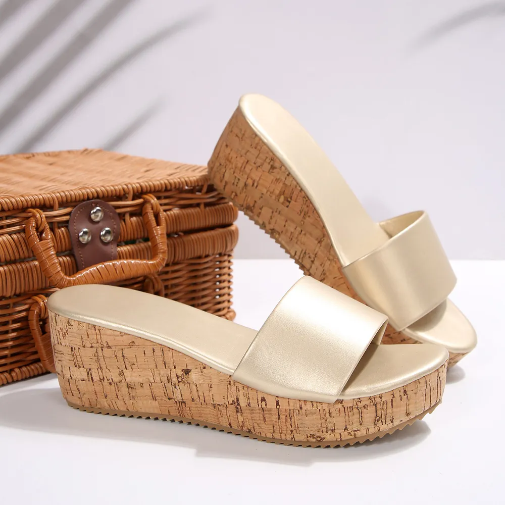 Open Toe Wedge Sandals, image 4