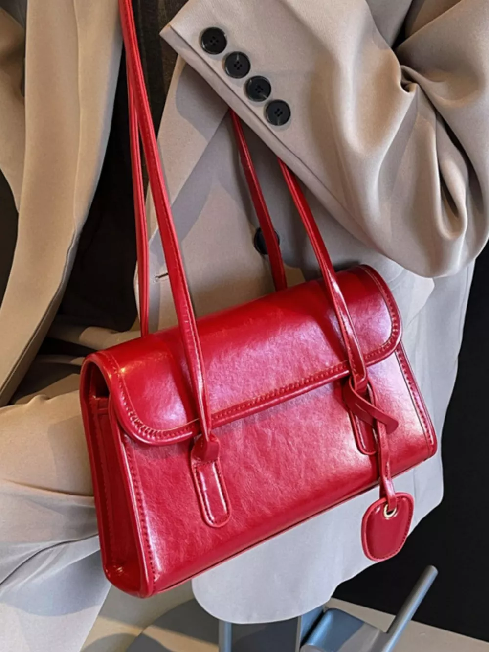 PU Leather Shoulder Bag, image 8
