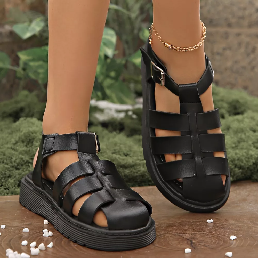 Round Toe Platform Sandals, image 7