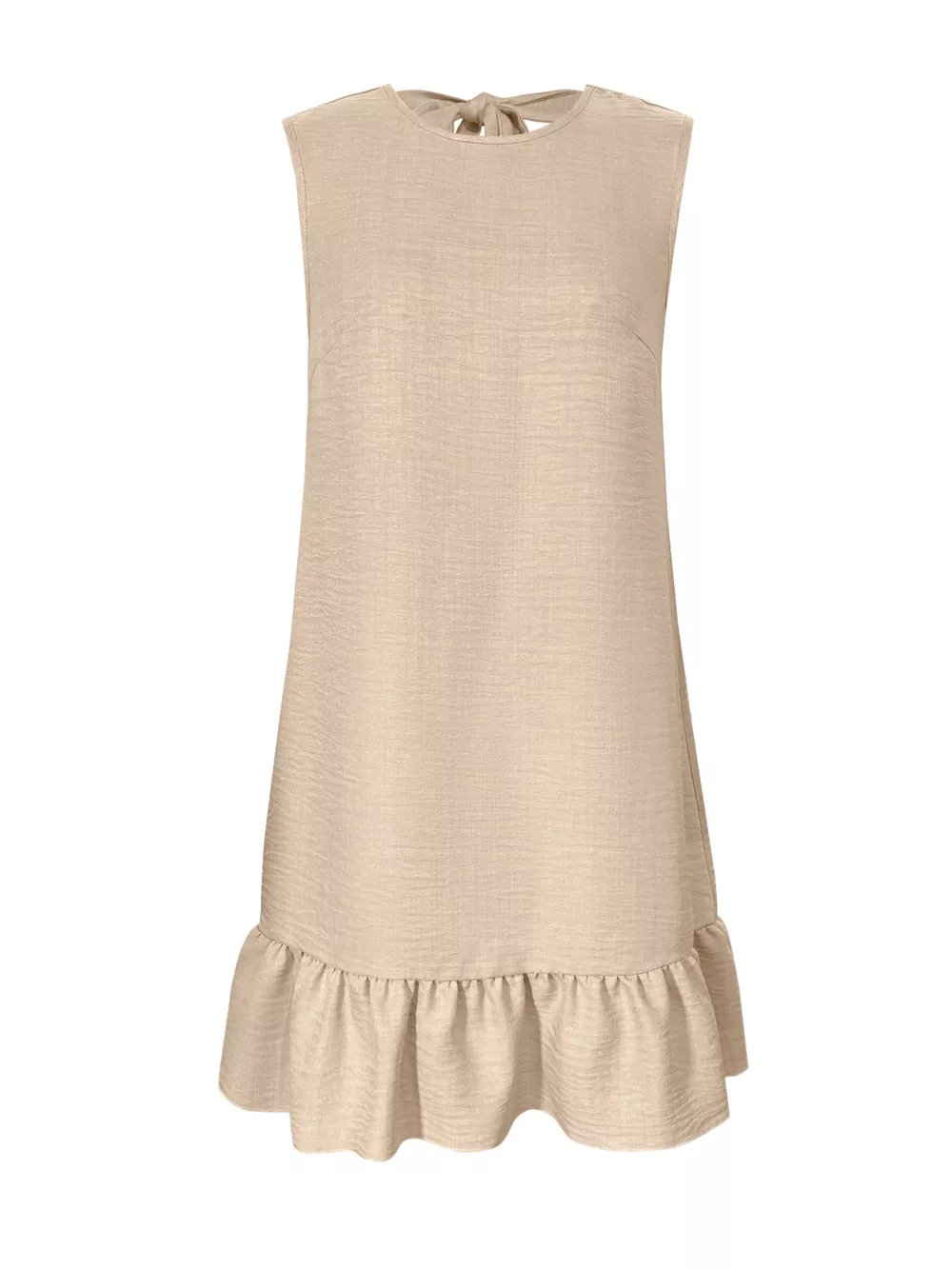 Sleeveless Ruffle Hem Mini Dress, image 7