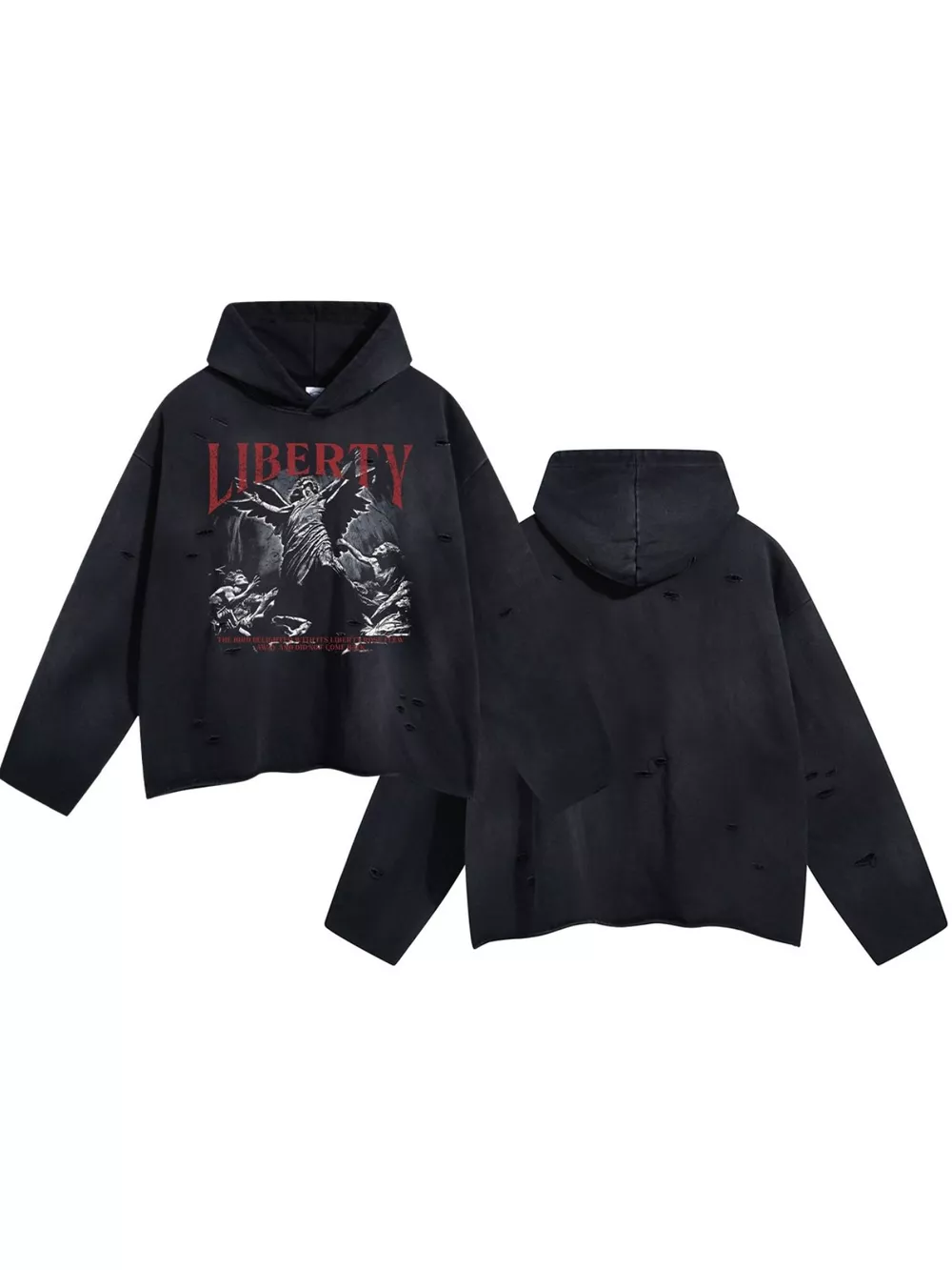 Men's Graphic Long Sleeve Hoodie, image 3