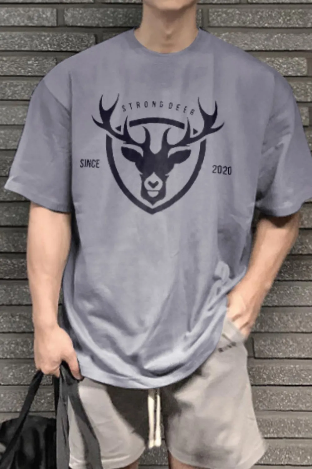 Men's Plus Size Graphic Round Neck Half Sleeve T-Shirt, image 3