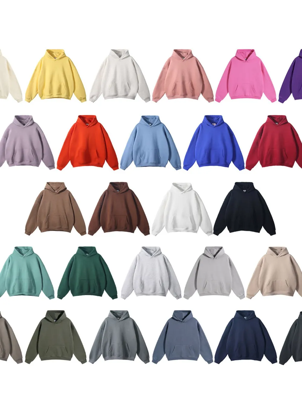 Men's Oversized Pocketed Long Sleeve Hoodie, image 15