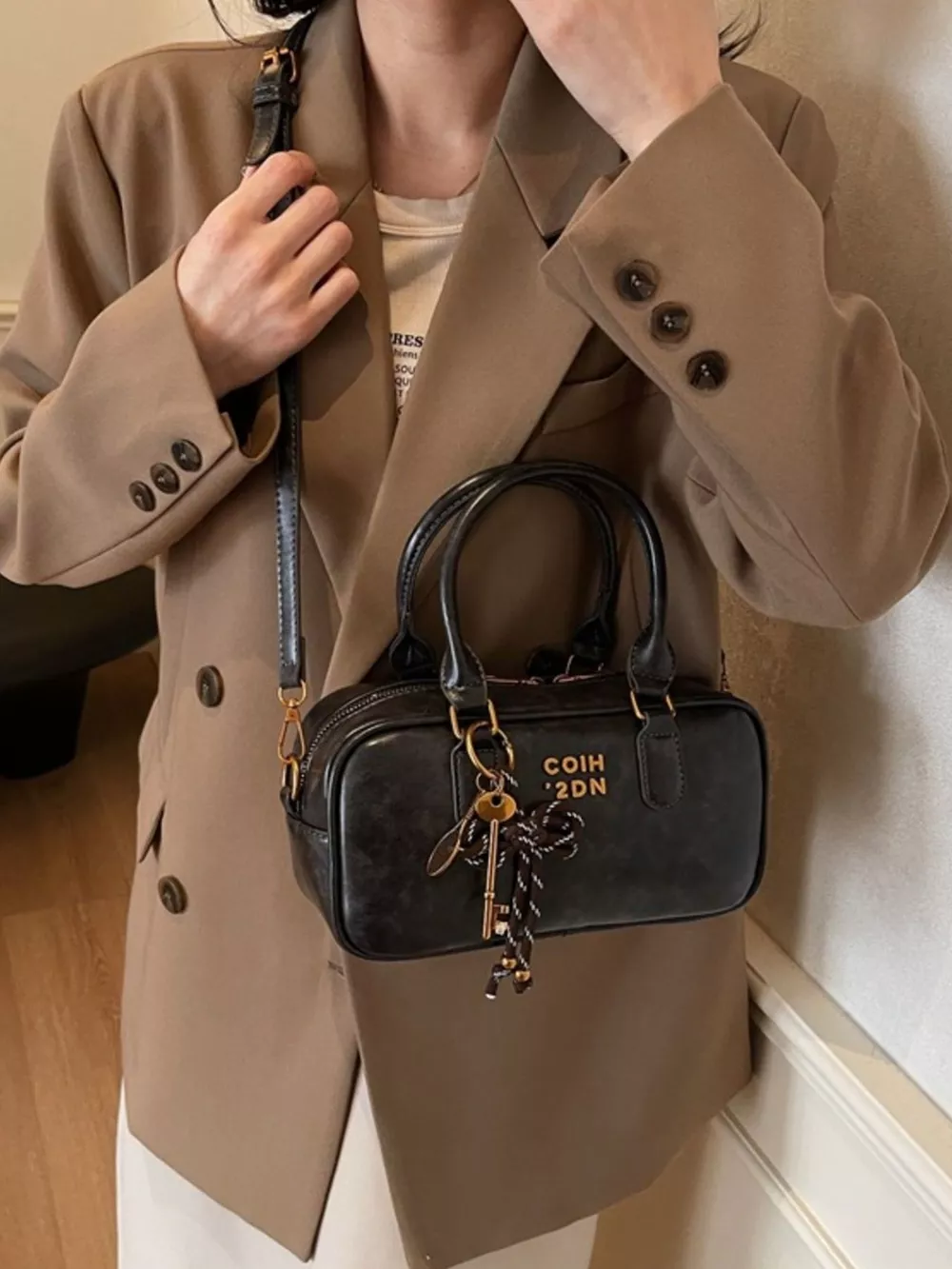 PU Leather Crossbody Bag