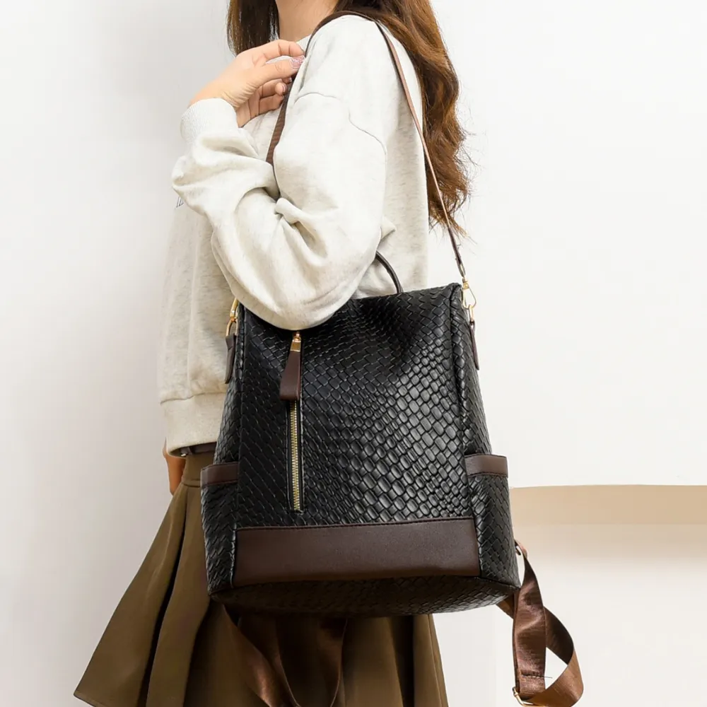 PU Leather Backpack Bag, image 8