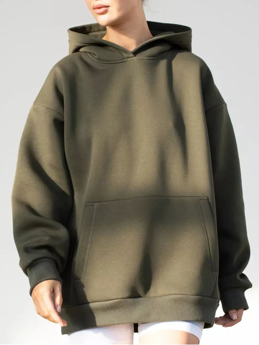 Kangaroo Pocket Long Sleeve Hoodie