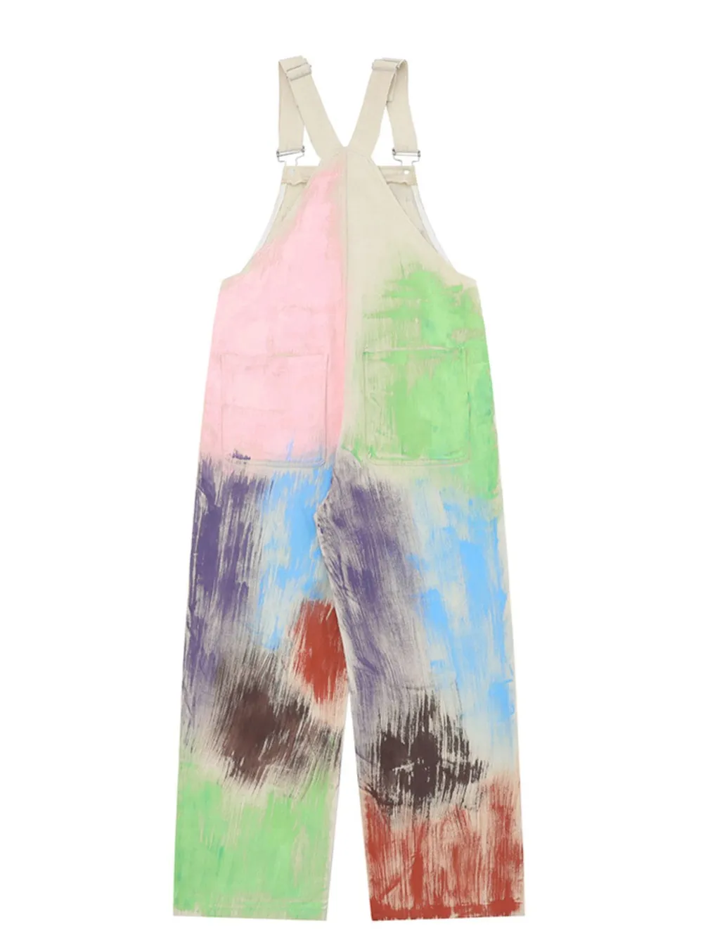 Colorful Wide Leg Overalls, image 2