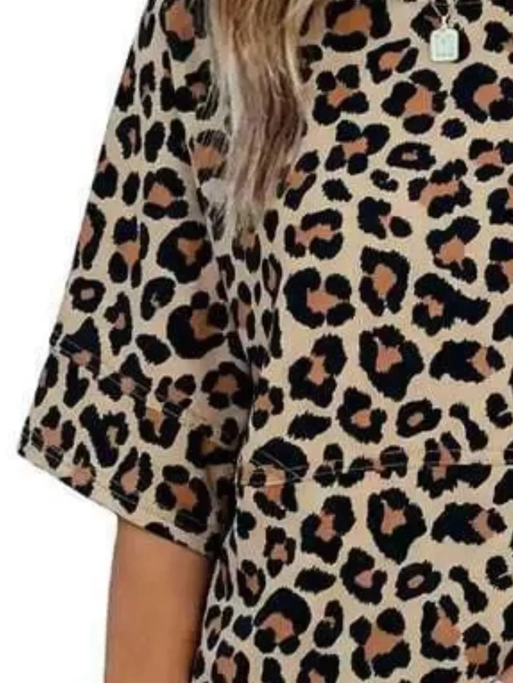 Full Size Printed Loose Fit T-Shirt Plus Size, image 4
