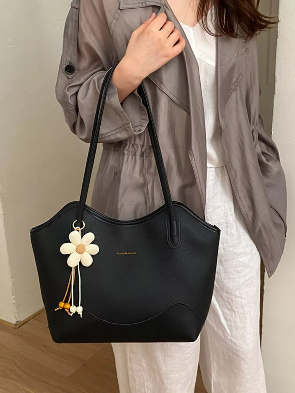 PU Leather Shoulder Bag