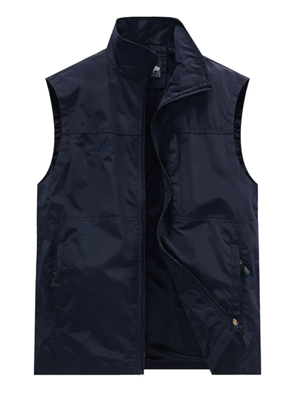 Men's Plus Size Zip Up Vest, image 8