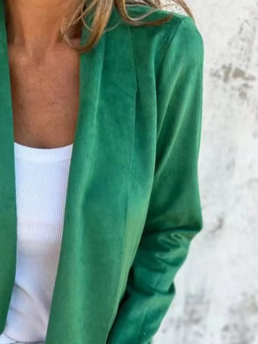 Full Size Open Front Casual Cardigan Plus Size, image 13