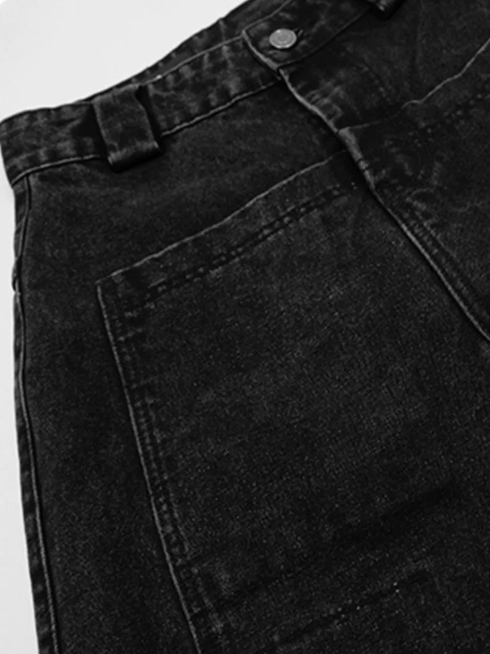 Men's Wide Leg Denim Jeans, image 5