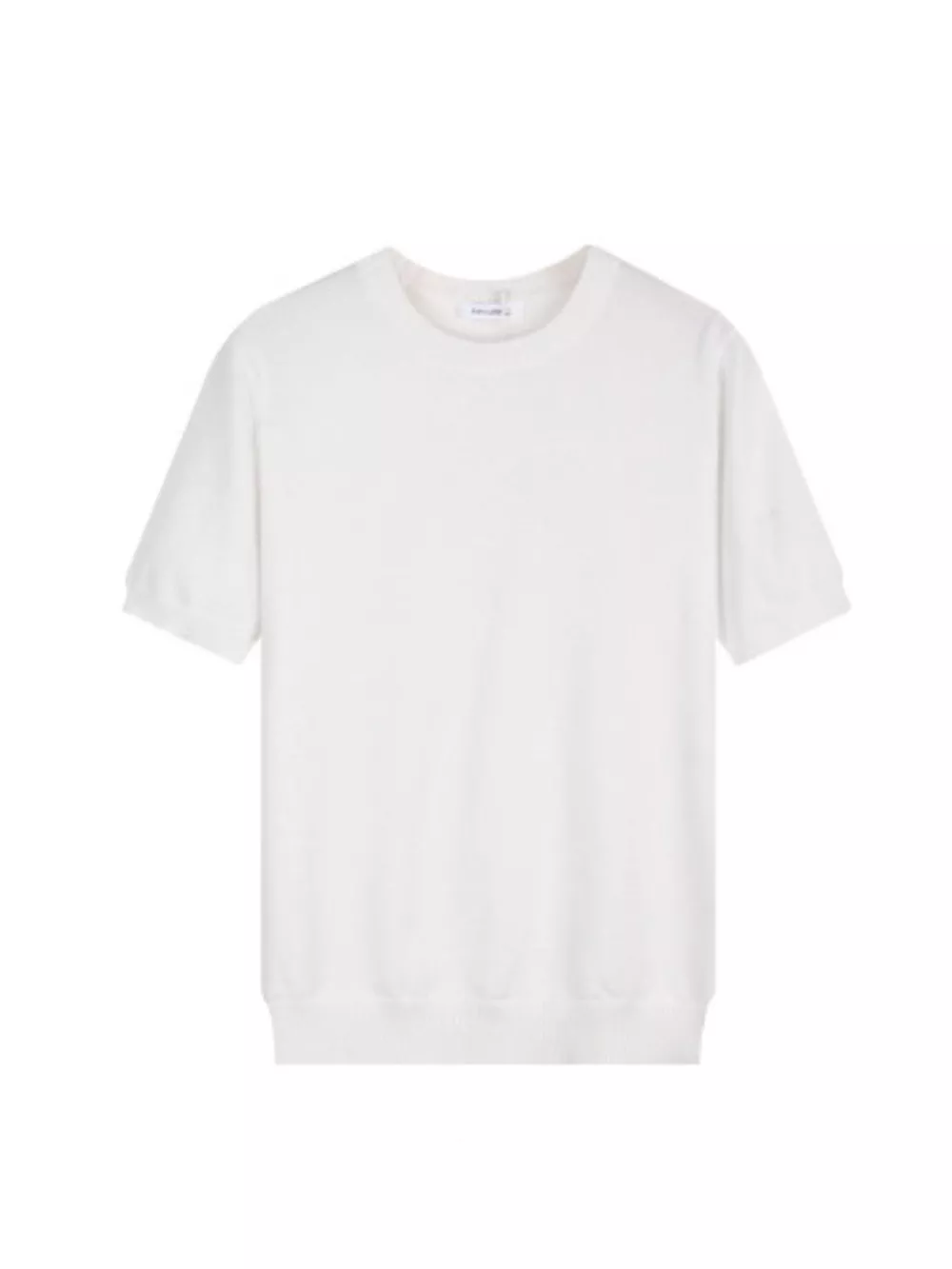 Men's Plus Size Casual Knitted Short Sleeve T-Shirt, image 3