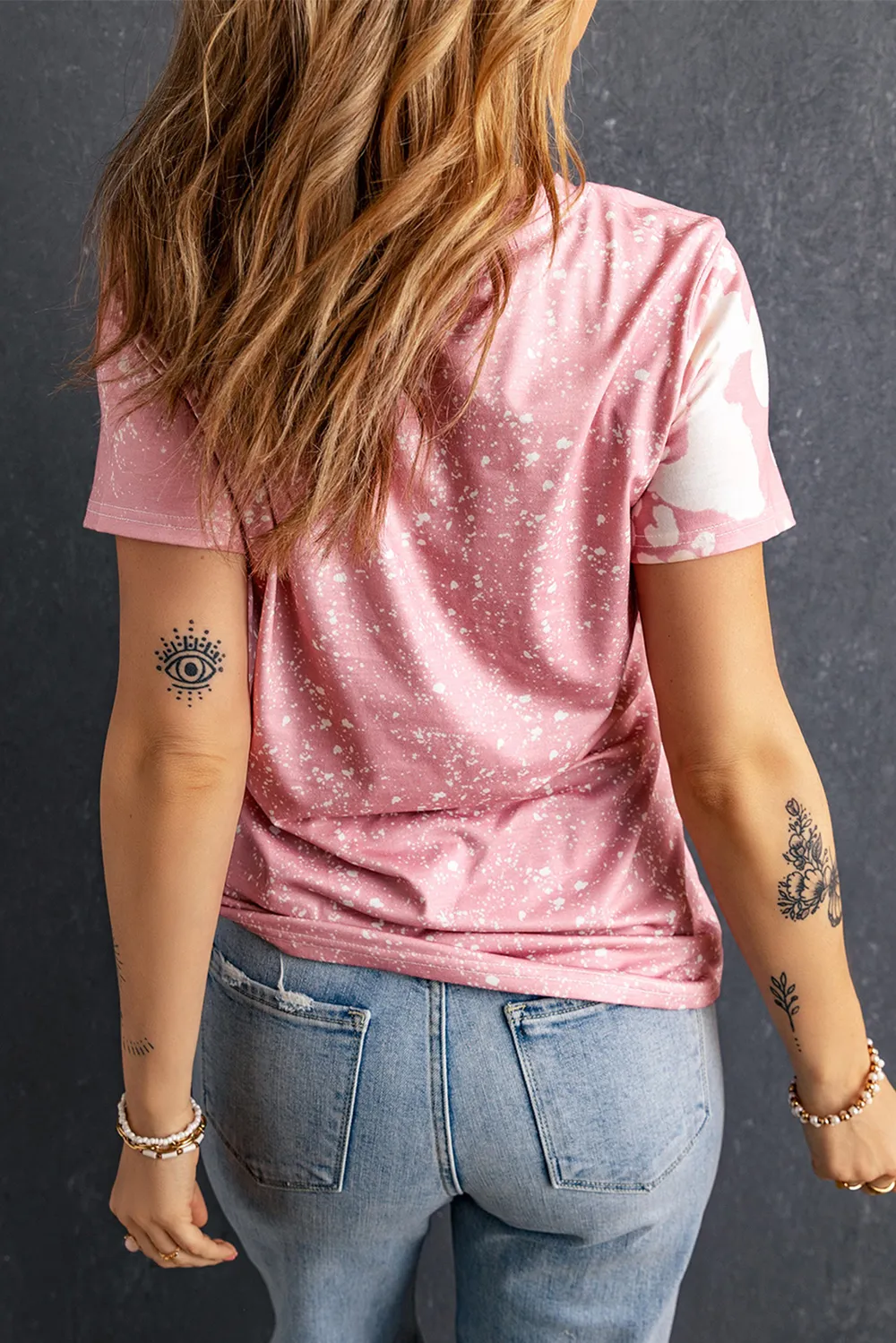 Rabbit Round Neck Short Sleeve T-Shirt, image 3