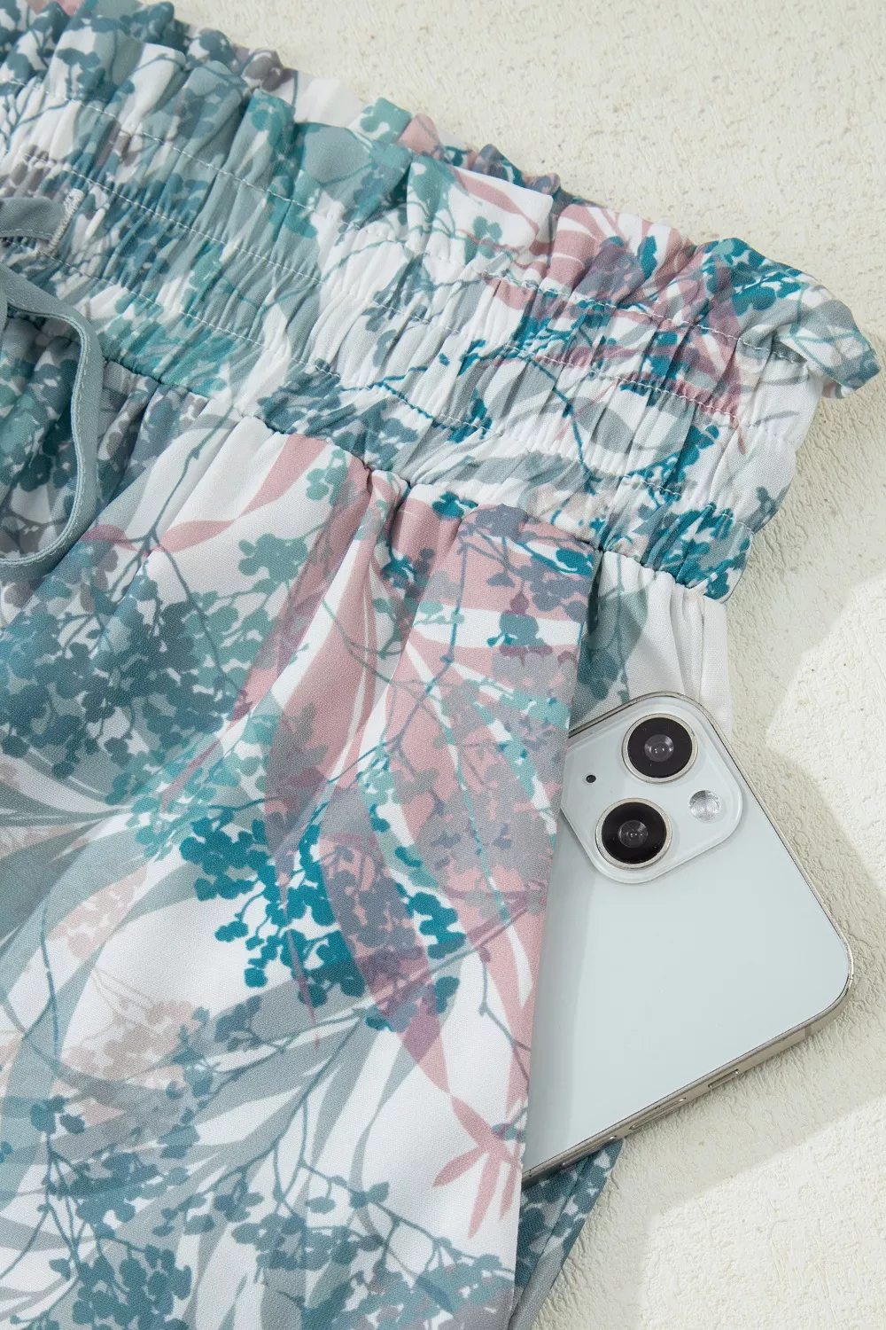 Floral Print Sleeveless Top and Wide Leg Pants Set, image 9