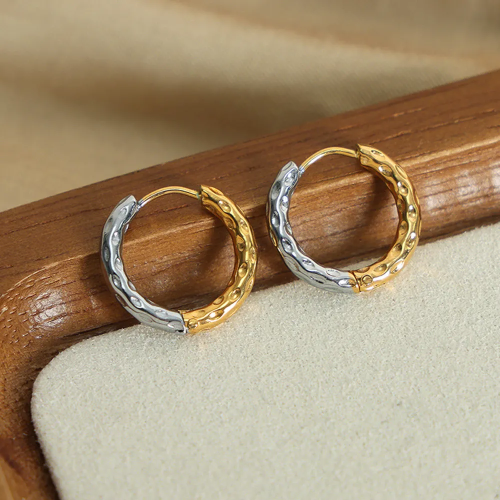 18K Gold-Plated Huggie Earrings, image 2