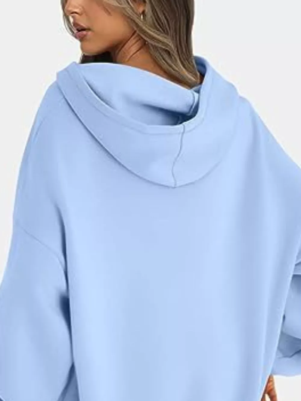 Drop Shoulder Long Sleeve Hoodie, image 27