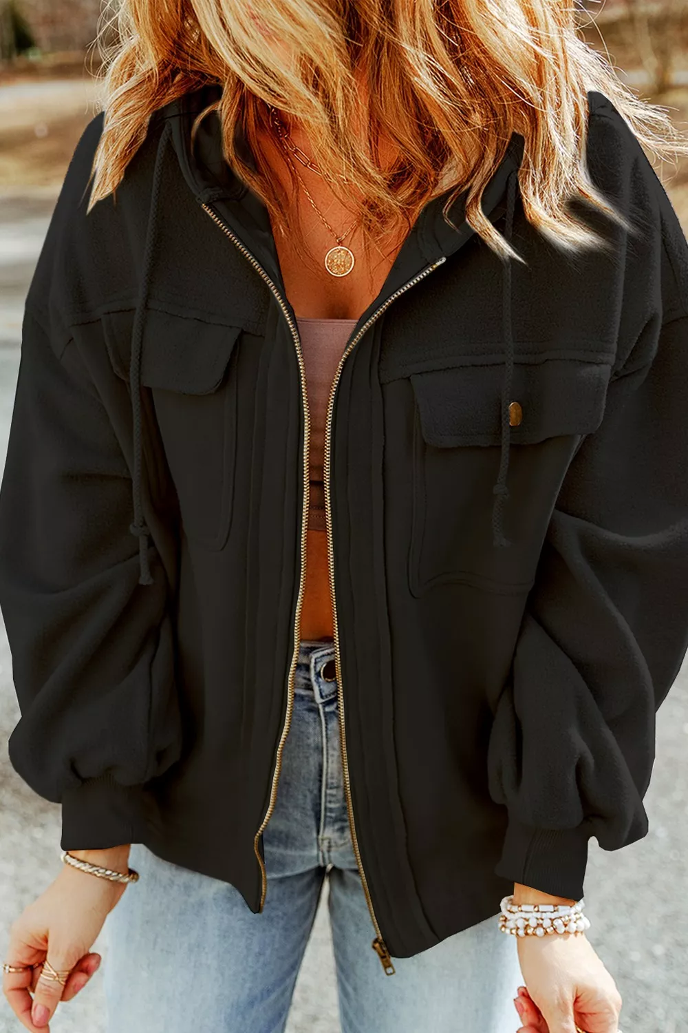 Casual Zip Up Jacket with Pockets, image 15
