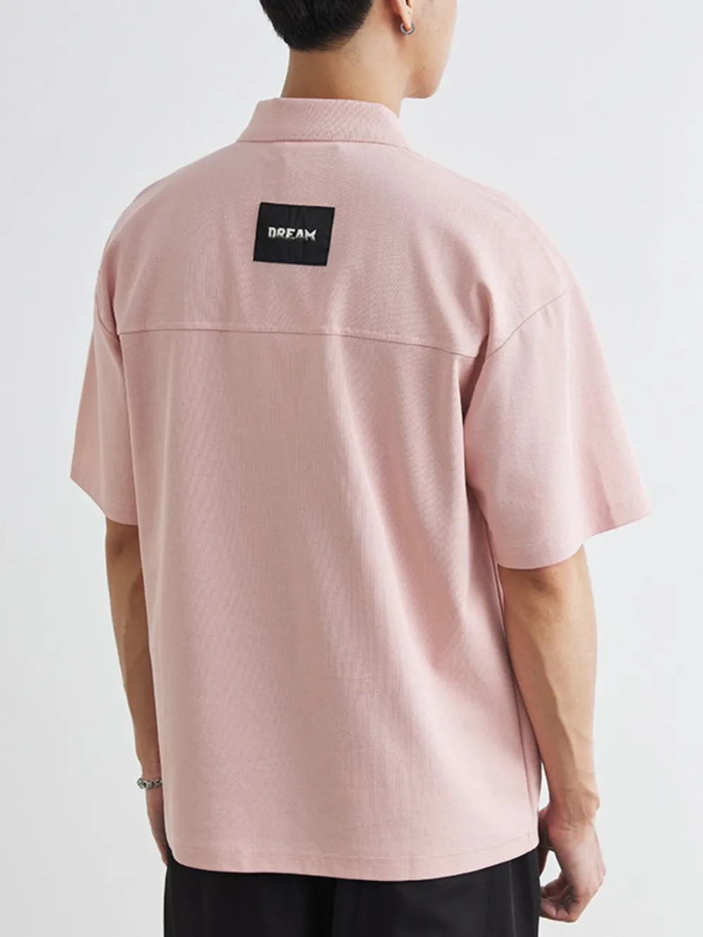 Men's Plus Size Button Detail Short Sleeve Polo, image 6