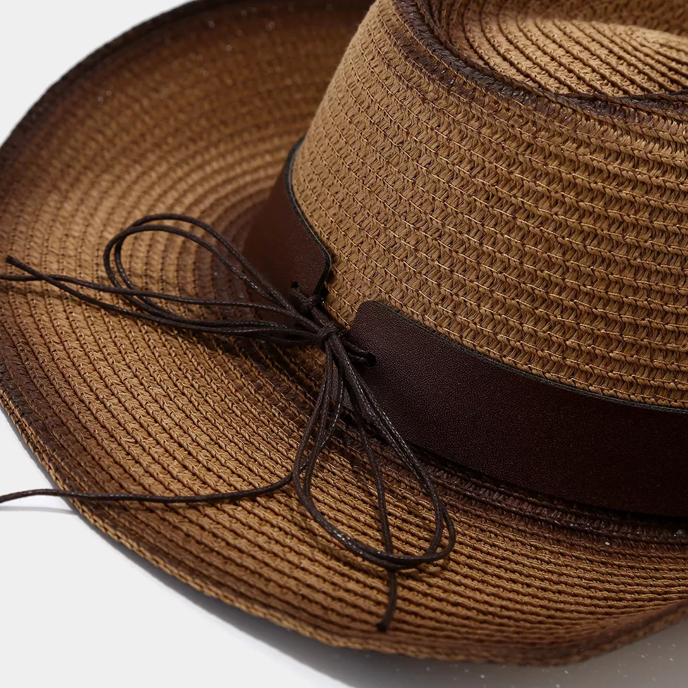 Bull Skull Straw Cowboy Hat, image 3