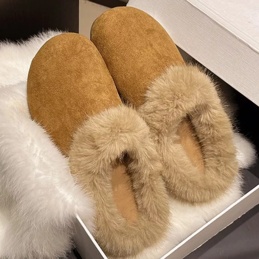 Fuzzy Plush Warm Indoor Slippers, image 6