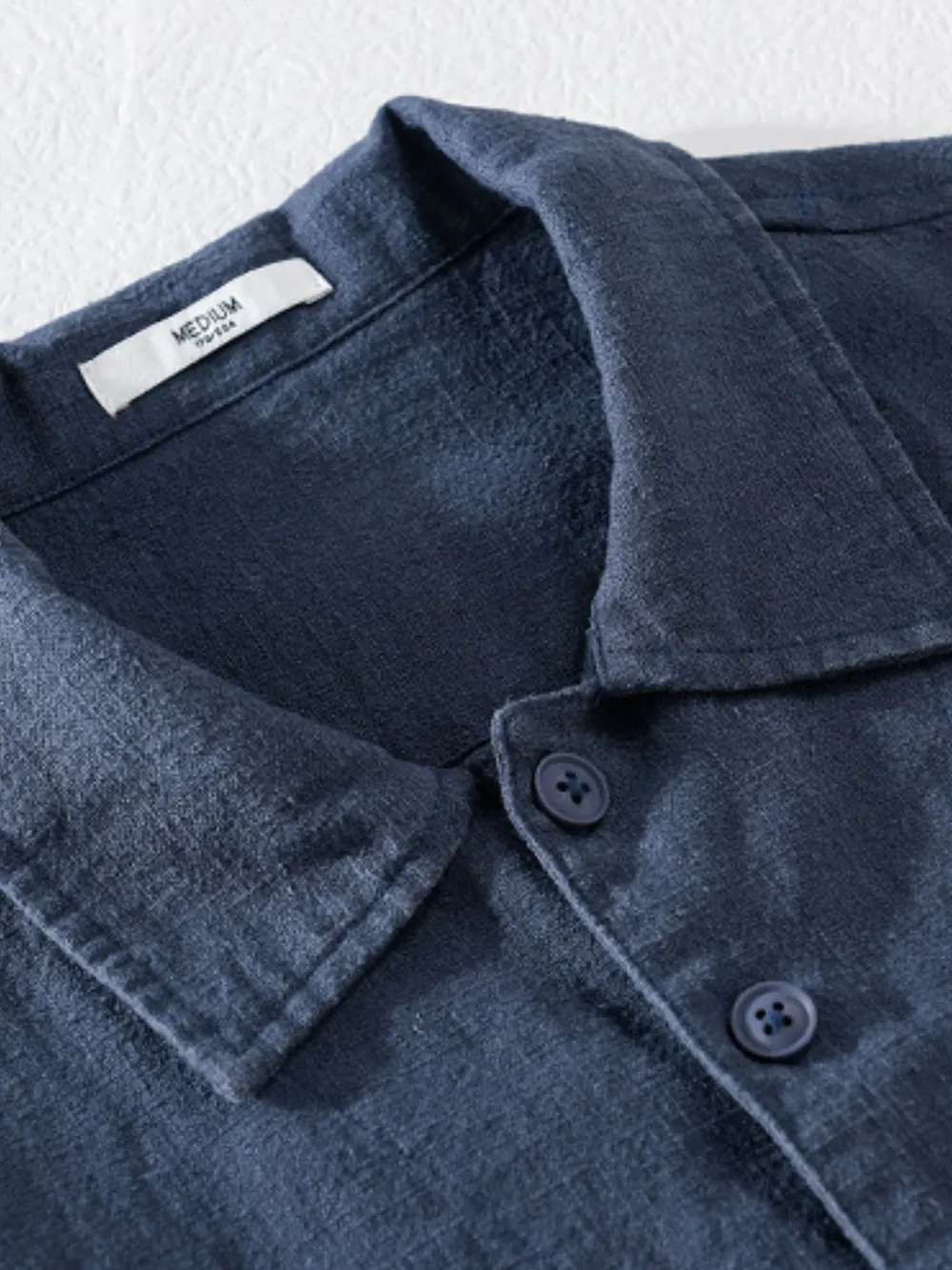 Men's Plus Size Button-Up Shirt with Chest Pocket, image 2