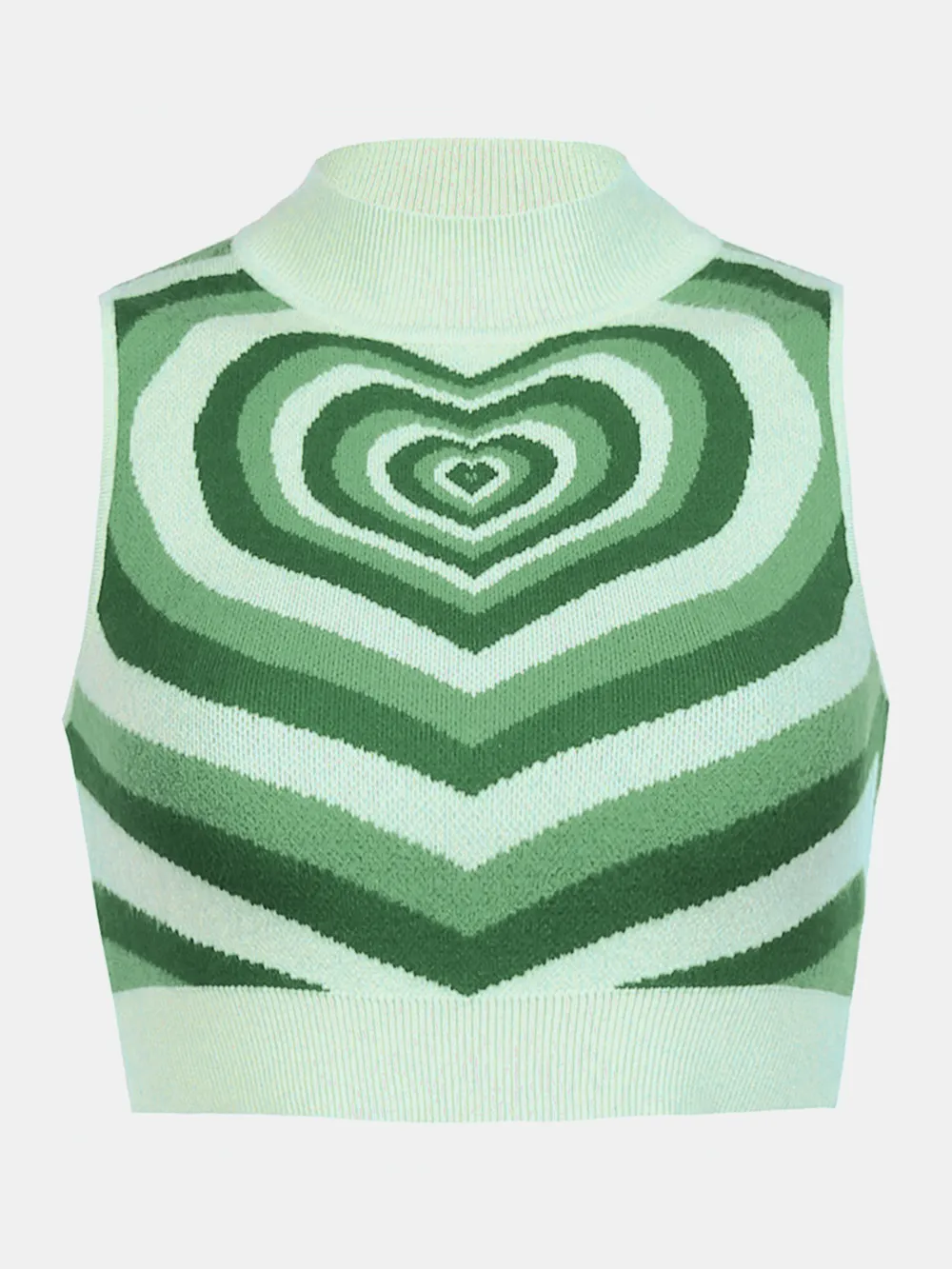 Heart Mock Neck Sweater Vest, image 14