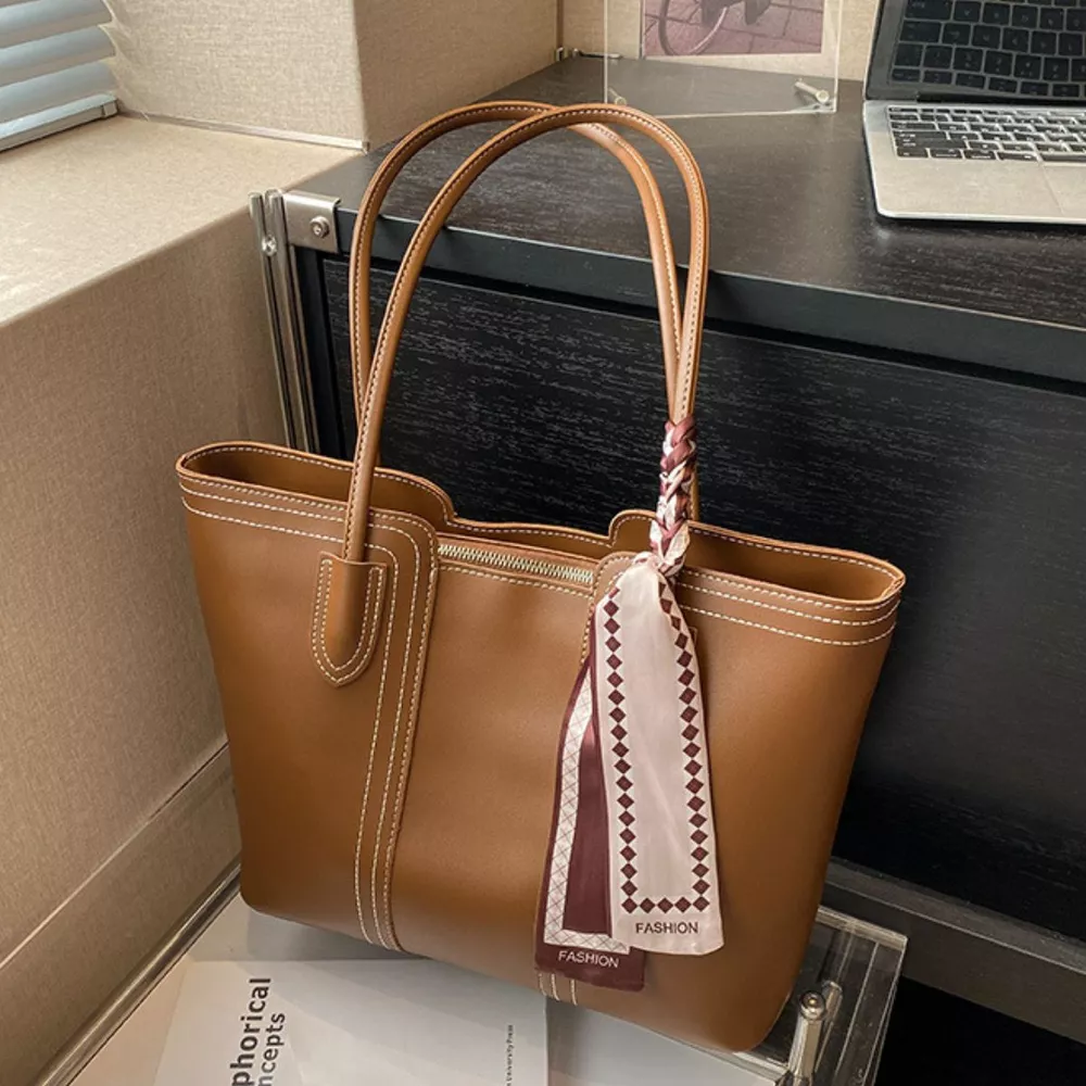 PU Leather Tote Bag, image 4
