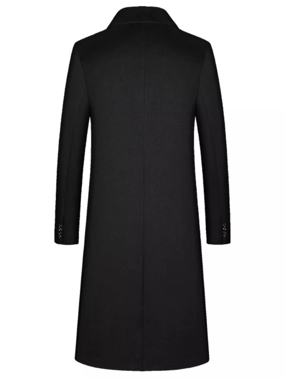 Men's Classic Button Up Overcoat, image 6