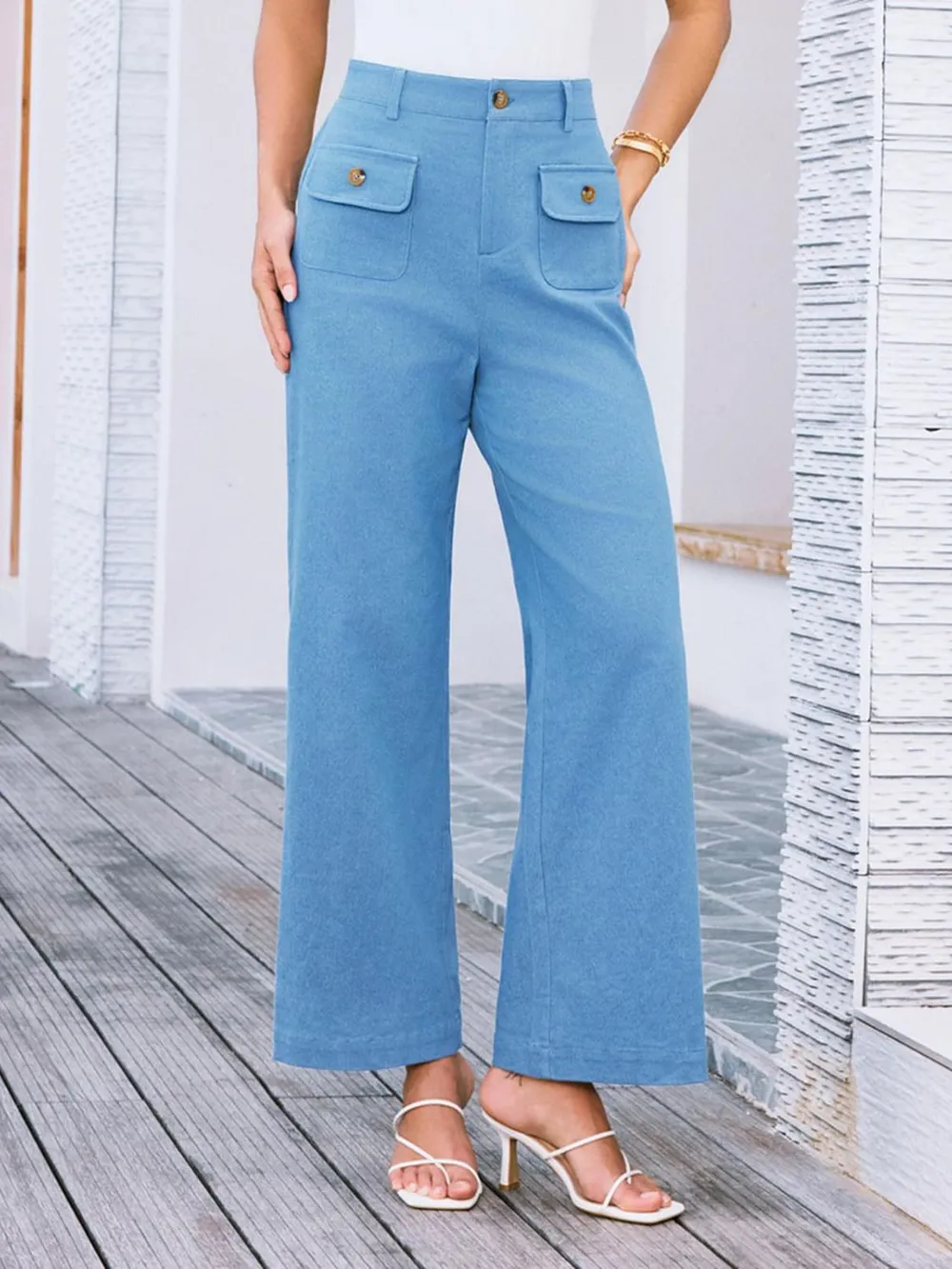 High Waist Wide Leg Pants, image 17